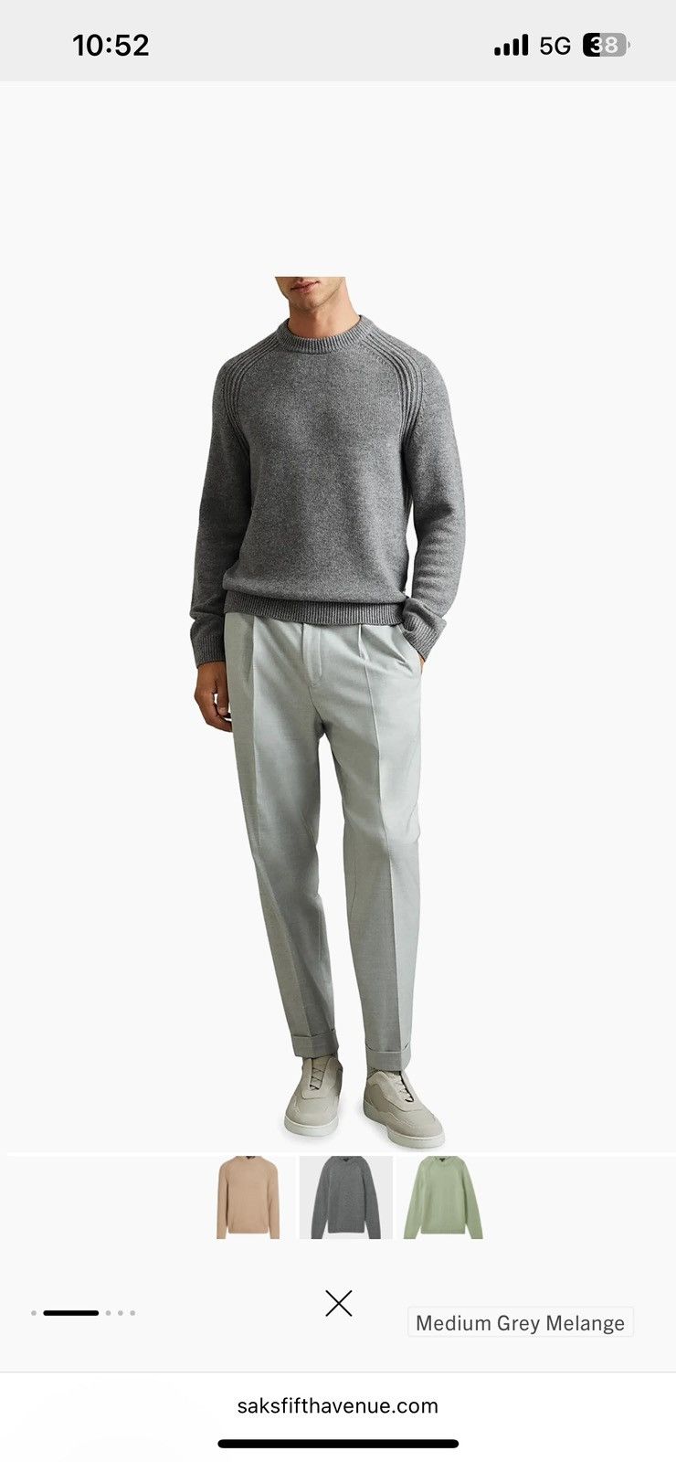 Reiss Reiss Cotton woven knit sweater Size US XXL / EU 58 / 5 - 2 Thumbnail