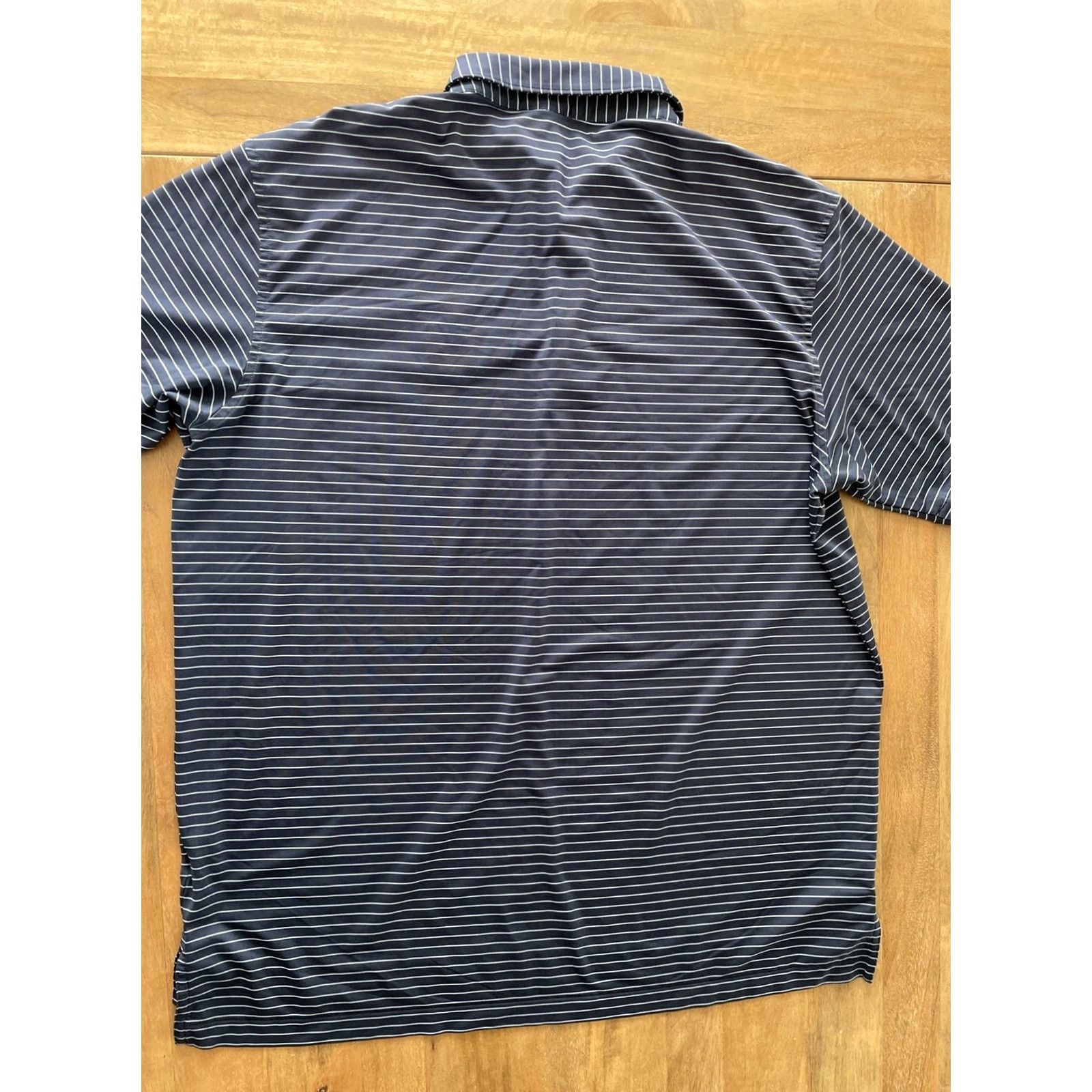 Peter Millar Peter Millar Summer Comfort Striped Performance Golf Polo Mens XL Relaxed Fit Polo Size US XL / EU 56 / 4 - 2 Thumbnail