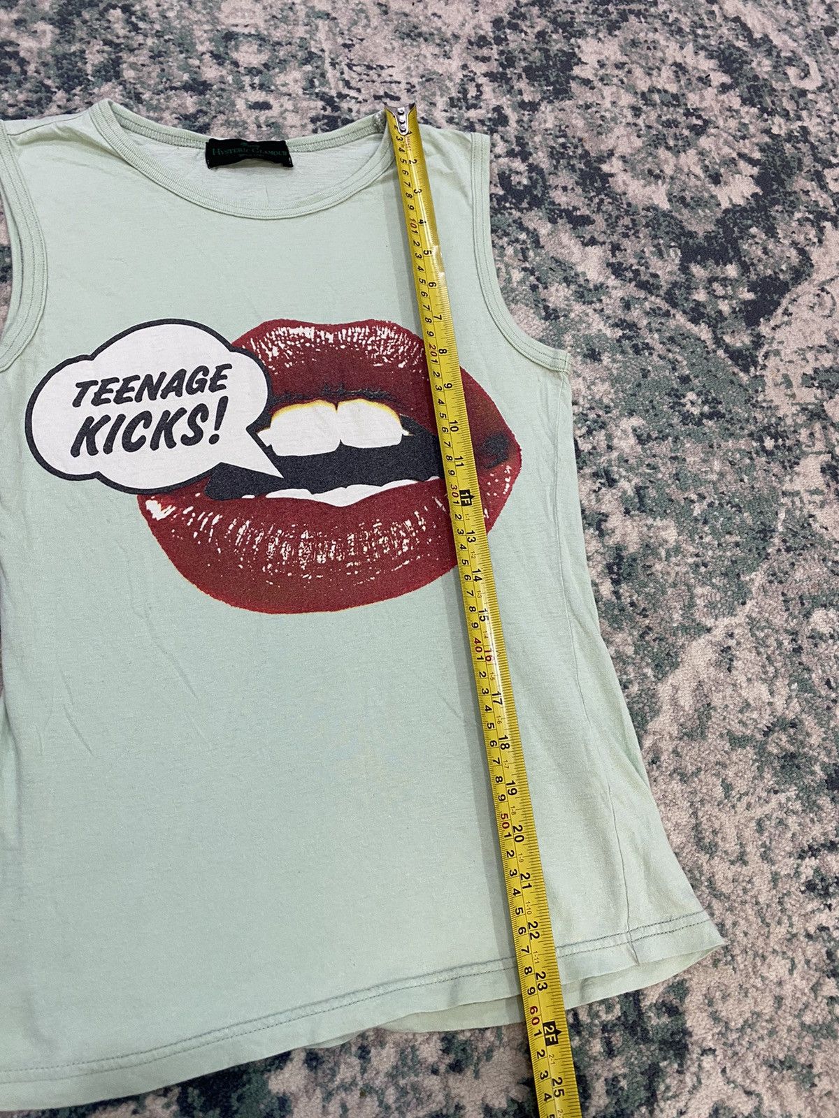 Hysteric Glamour Hysteric Glamour Teenage Kicks ! Tank Tope Sleeveless Size S / US 4 / IT 40 - 7 Thumbnail