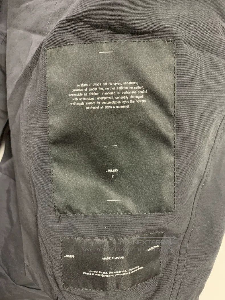 Julius Julius size:3 Black Cargo Pants Size US 26 / EU 42 - 2 Thumbnail