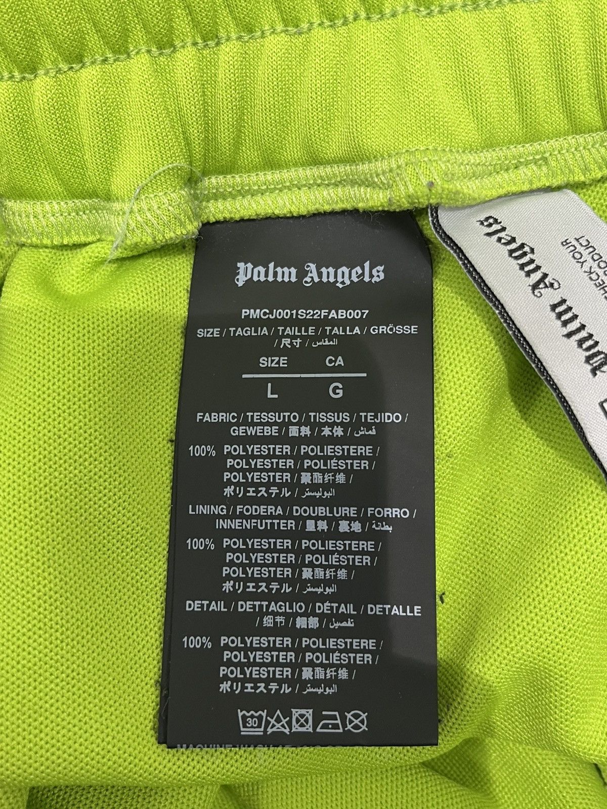 Palm Angels Palm Angels Classic Track Pants Green Size US 34 / EU 50 - 8 Thumbnail