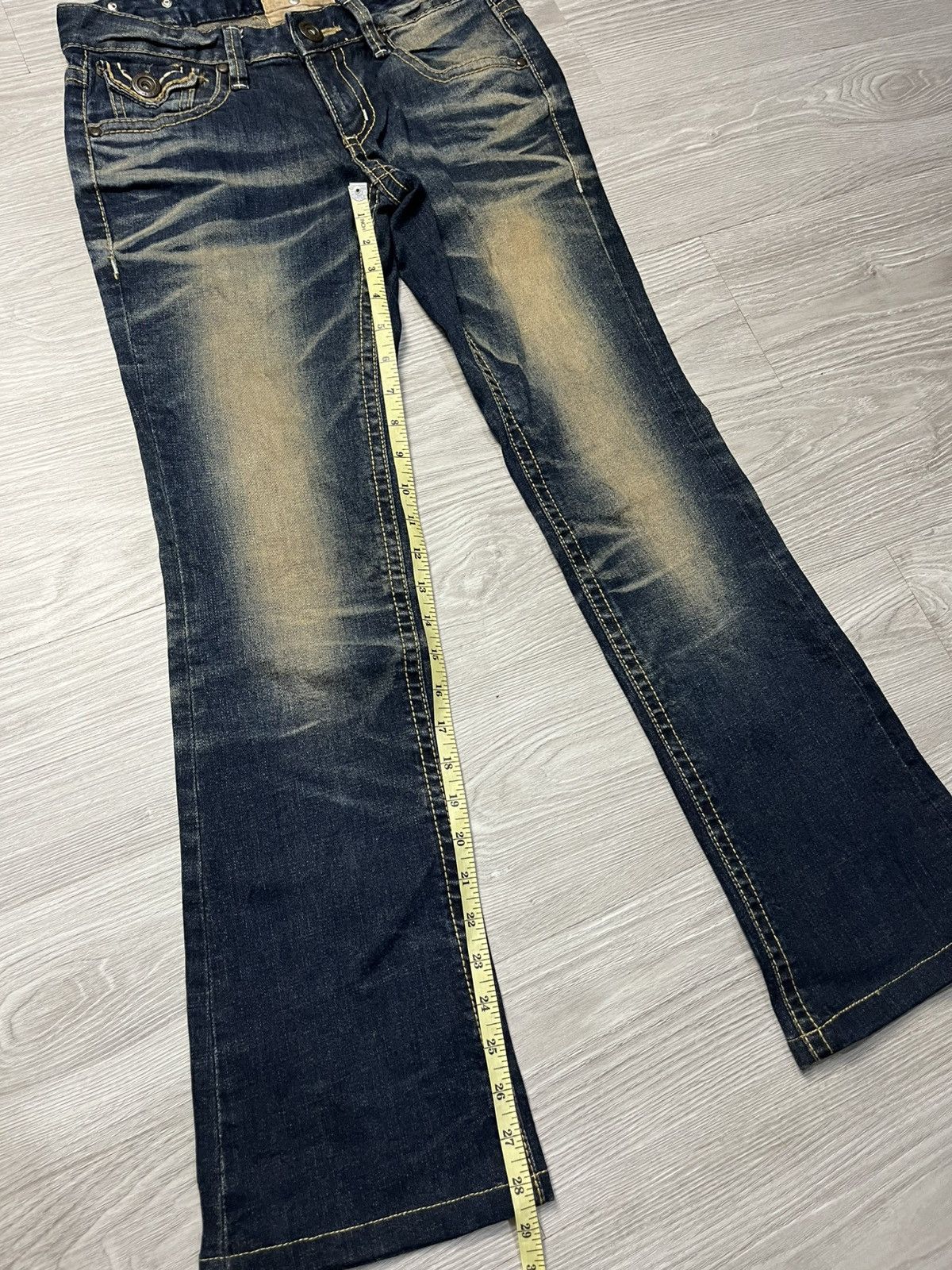 Hysteric Glamour Y2k Lolita ifsixwasnine Faded Flare Jeans Size 30" / US 8 / IT 44 - 12 Thumbnail