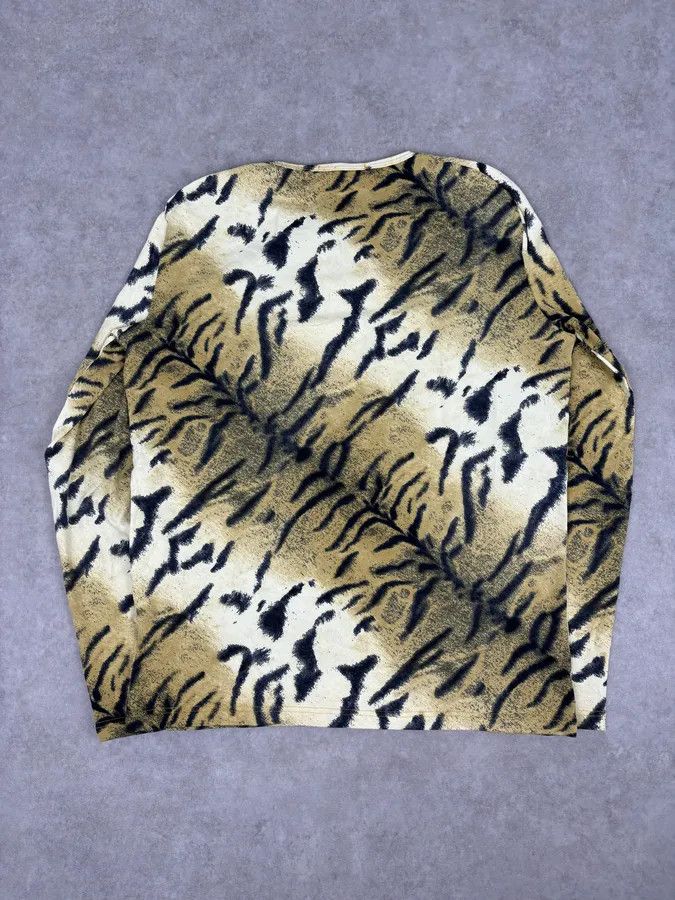 Roberto Cavalli Roberto Cavalli Gold Savate Tiger Print Longsleeve Size S / US 4 / IT 40 - 6 Thumbnail