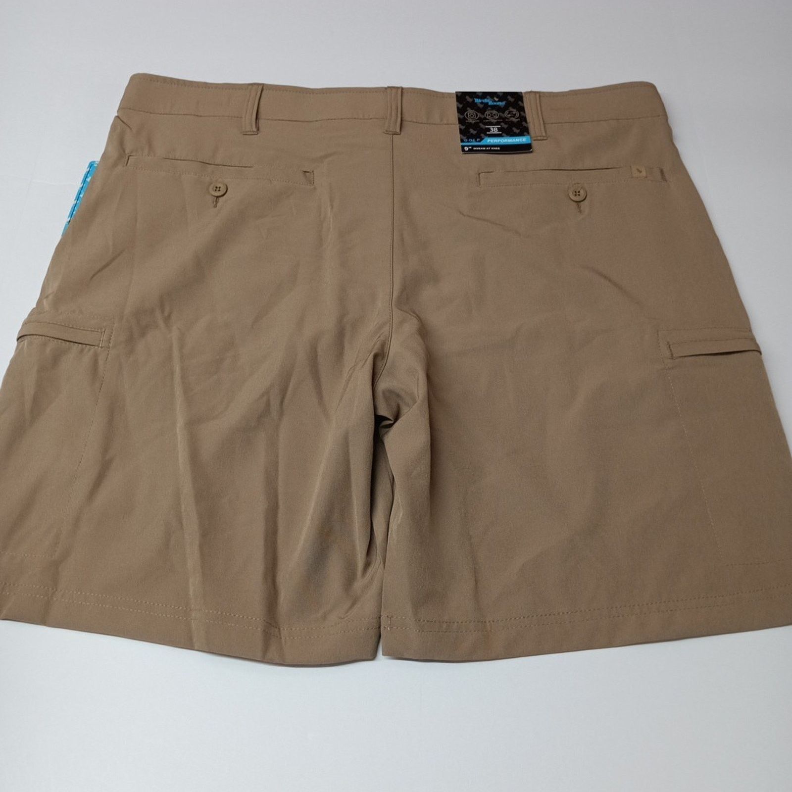 Other Birdie Bound Cargo Shorts Men's 38x9 Khaki Stretch Easy Care Size US 38 / EU 54 - 5 Thumbnail