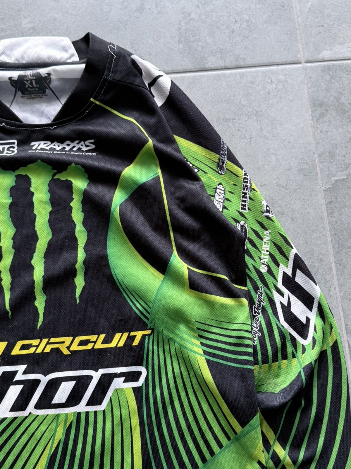 Fox Racing Vintage Y2K Monster Energy Moto Jersey ASAP Rocky Style Size US S / EU 44-46 / 1 - 2 Thumbnail