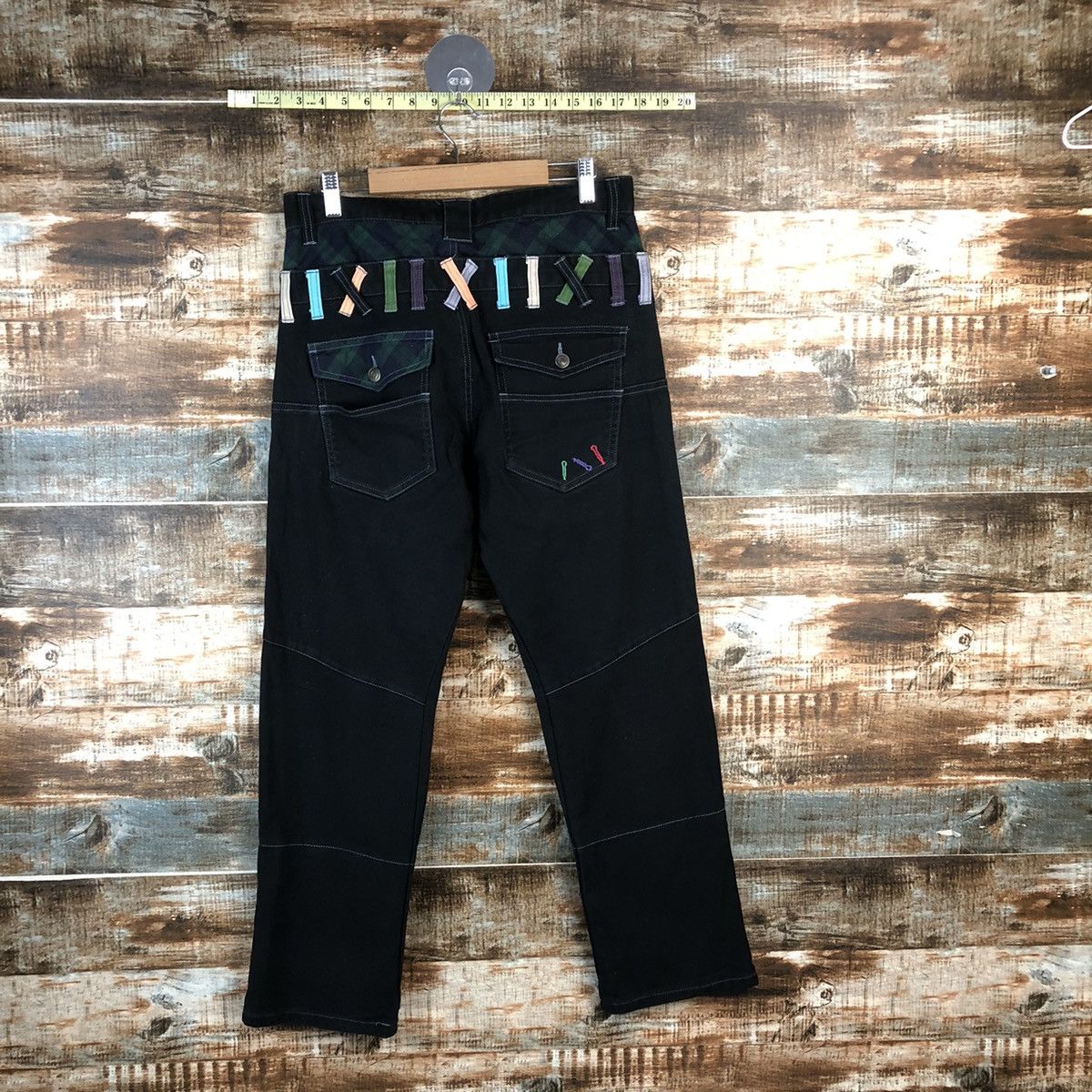 Japanese Brand DL Jungle Strom double waist rapper hip hop Pants #C742 Size US 30 / EU 46 - 11 Thumbnail