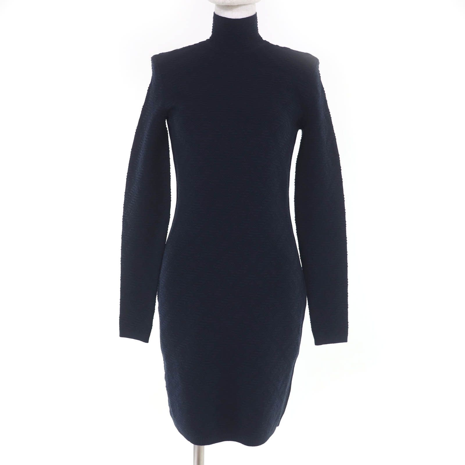Fendi Fendi Fendi Diagonal jacquard Knit Dress Textile Dresses FZD926 DUTY FREE for USA Size ONE SIZE - 1 Thumbnail
