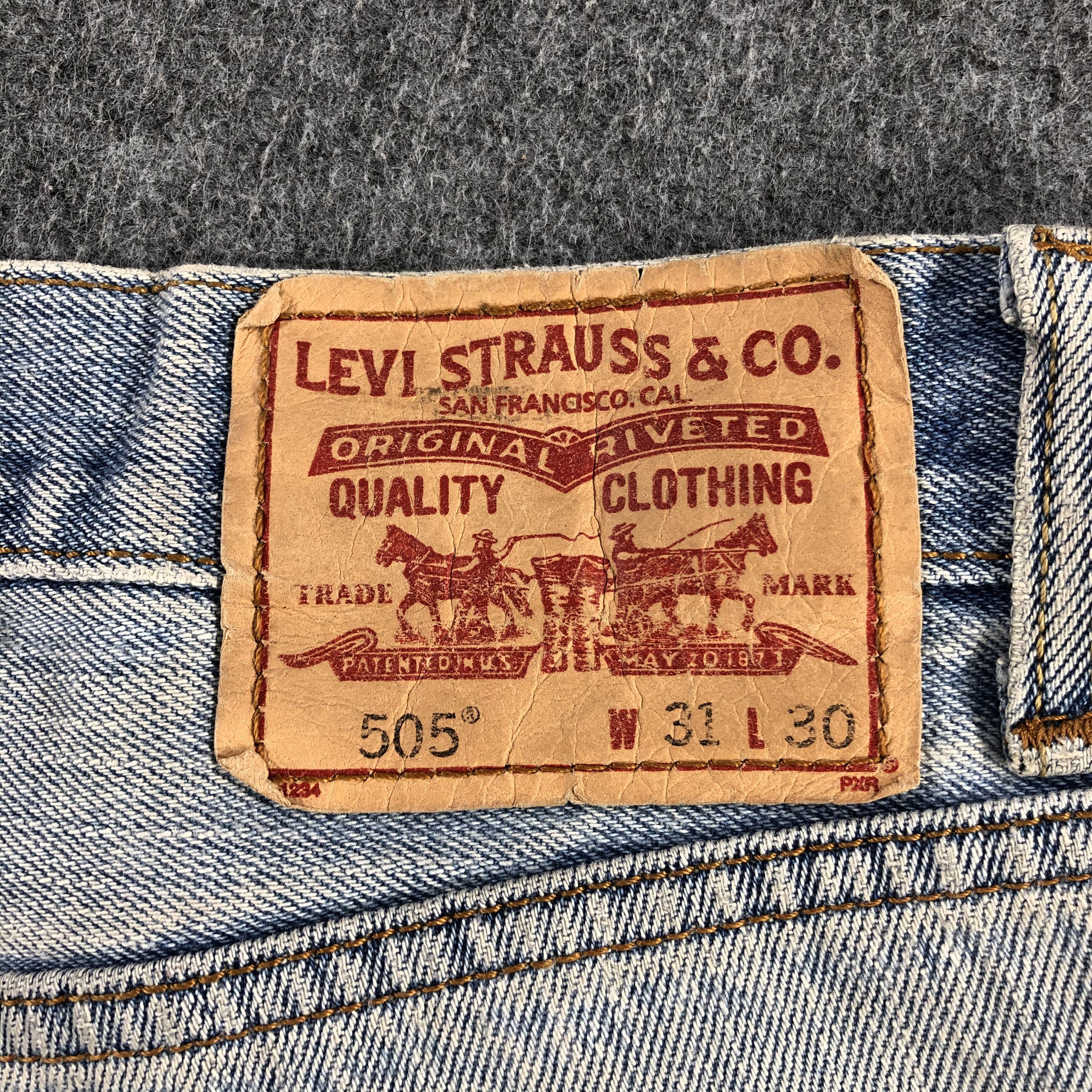 Levi's Vintage Light Wash Levis 505 Jeans-J1566 Size US 32 / EU 48 - 5 Thumbnail