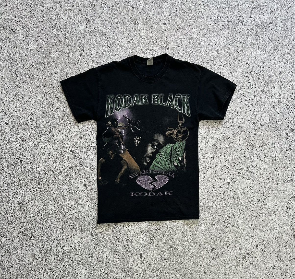 Band Tees × Rap Tees Vintage Rare Kodak Black Heartbreak Album shirt y2k hype Size US M / EU 48-50 / 2 - 2 Thumbnail