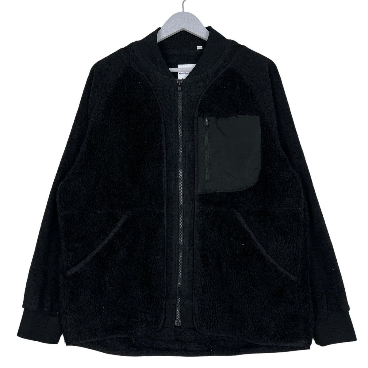 White Mountaineering WHITE MOUNTAINEERING FLEECE BOMBER STYLE JACKET Size US M / EU 48-50 / 2 - 1 Thumbnail
