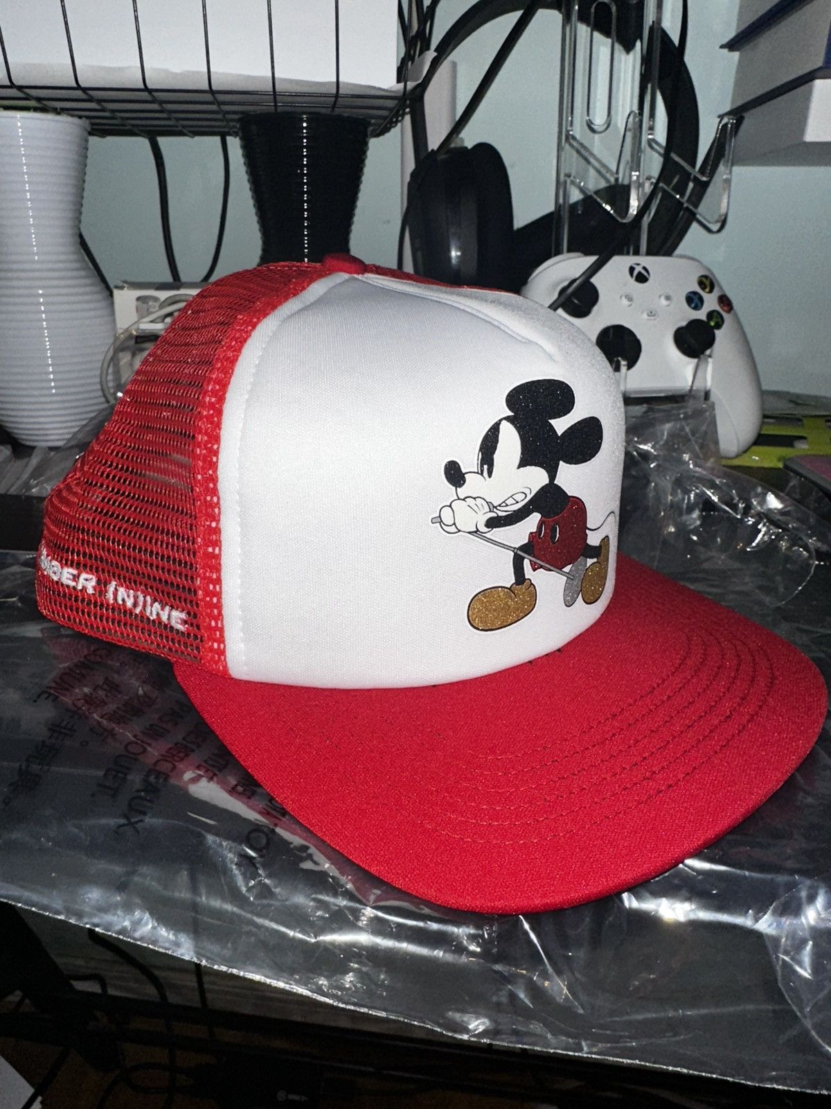 Supreme Supreme Number (N)ine Mickey Mesh Back 5-Panel Hat | Grailed