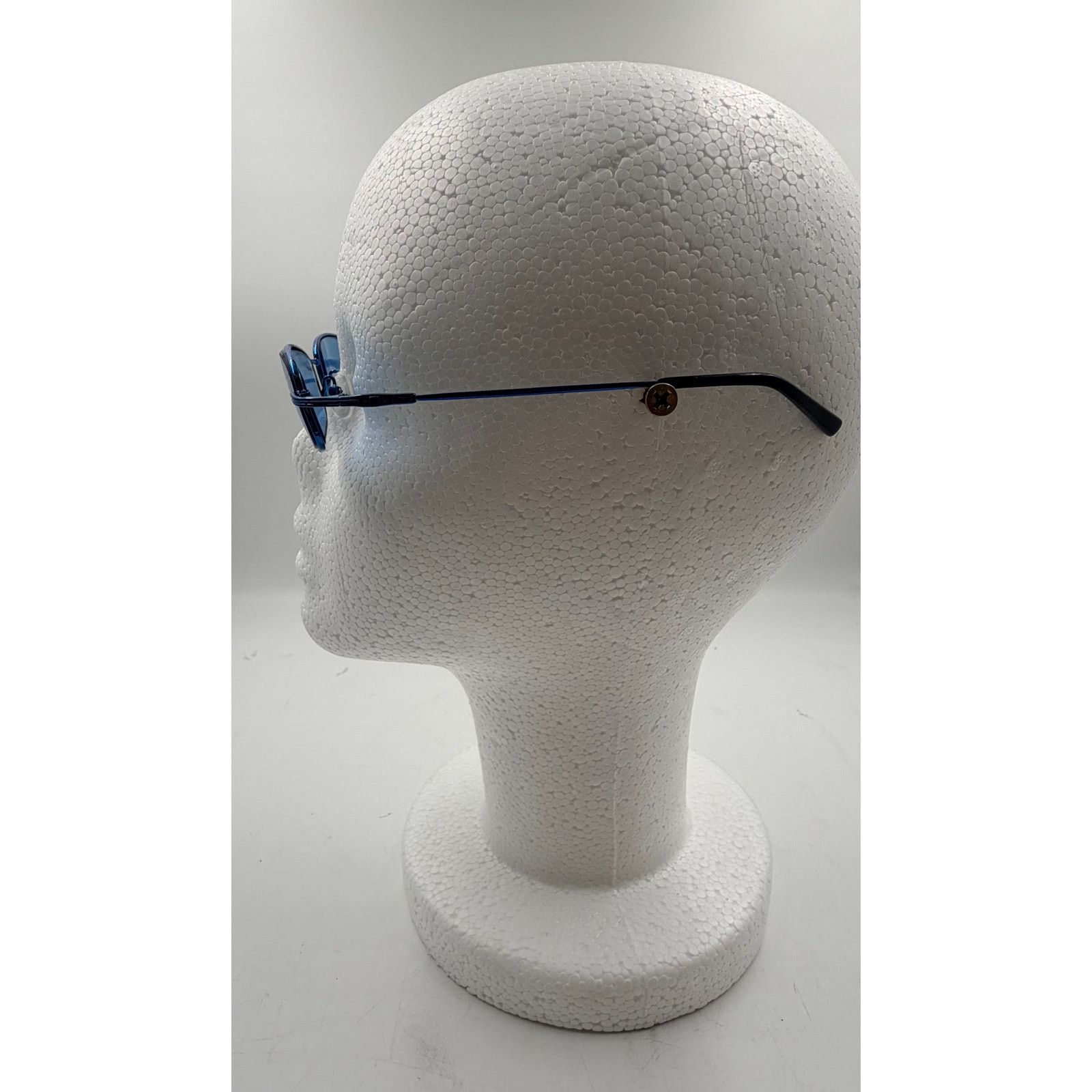 Other Zenni Optical 411516 Eyeglass Frame Blue Metal Eyewear Size ONE SIZE - 2 Thumbnail
