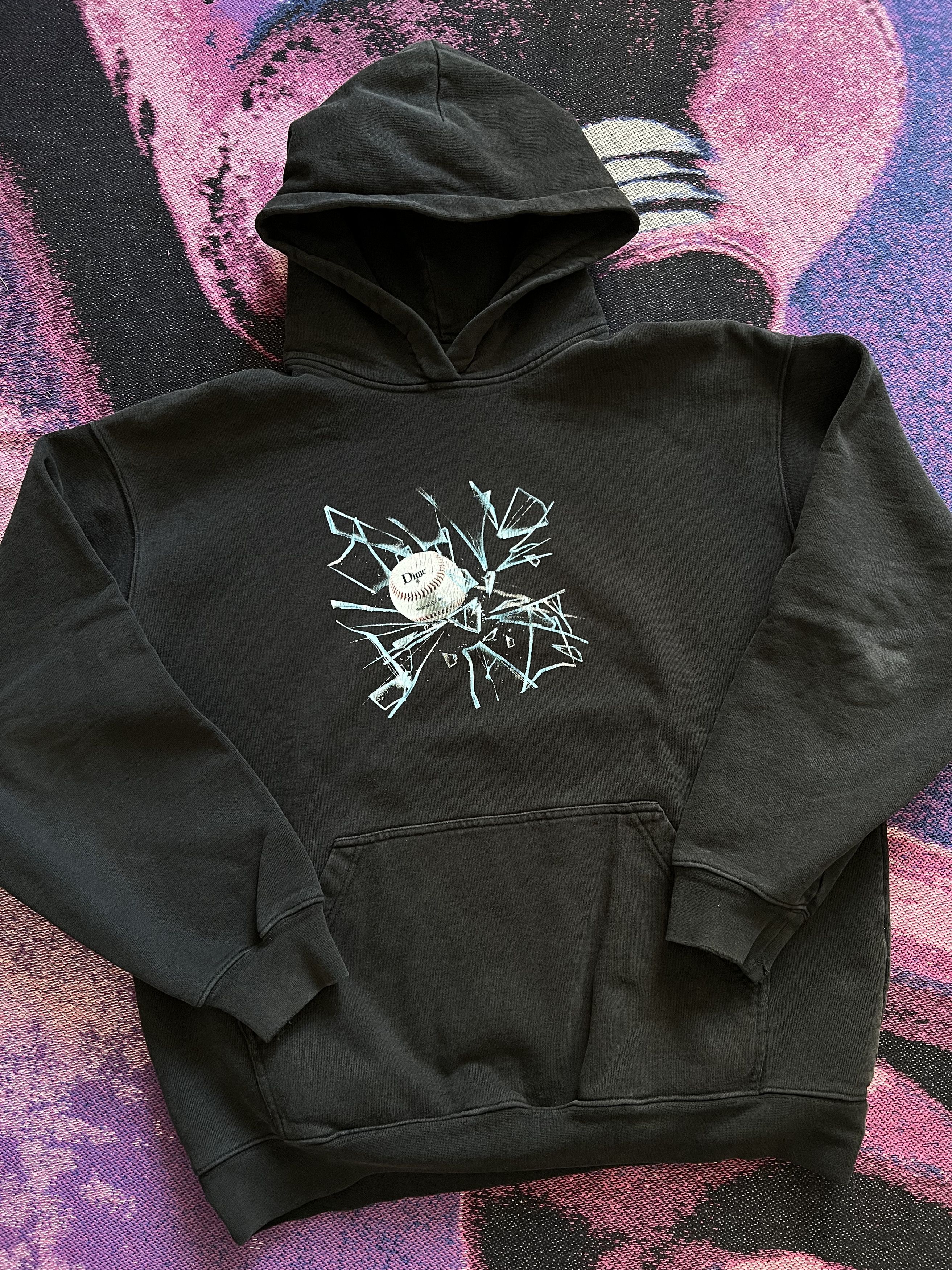 Dime DIME BLACK LOTUS HOODIE | Grailed
