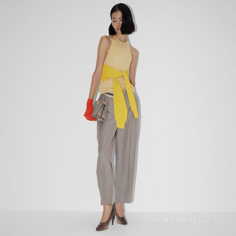 Fendi o1s1wg110825 Tops in Light Yellow Size M / US 6-8 / IT 42-44 - 4 Thumbnail