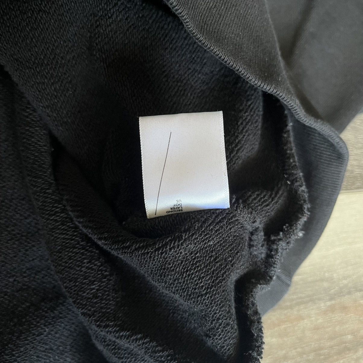 Designer × Second/Layer Second / Layer Script Embroidered Logo Pullover Hoodie Black Size US M / EU 48-50 / 2 - 7 Thumbnail
