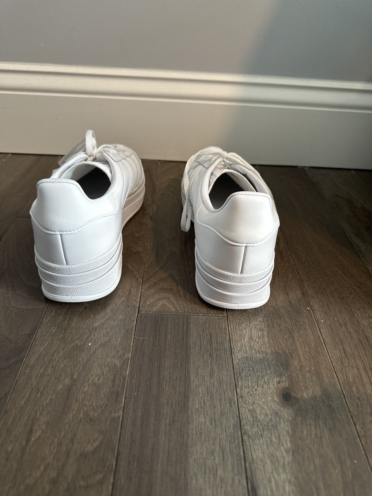 Adidas Adidas Gazelle Bold ‘Triple White’ Size US 9 / IT 39 - 4 Thumbnail