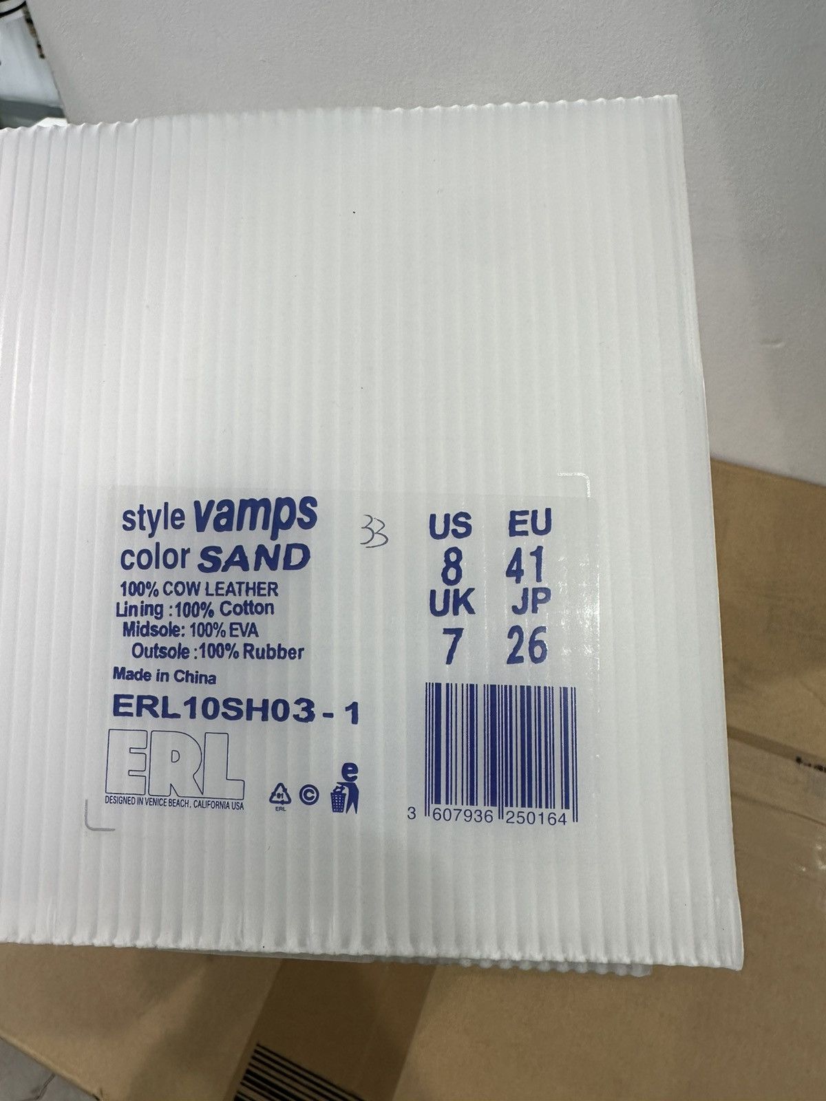 ERL ERL - Vamps Skate Sneaker Sand Size US 8 / EU 41 - 7 Thumbnail