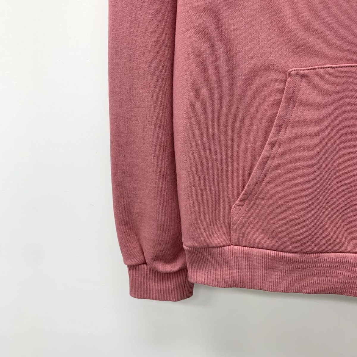 Celine Celine Pink Logo Printed Cotton Hooded Sweatshirt K26WX Size S / US 4 / IT 40 - 4 Thumbnail