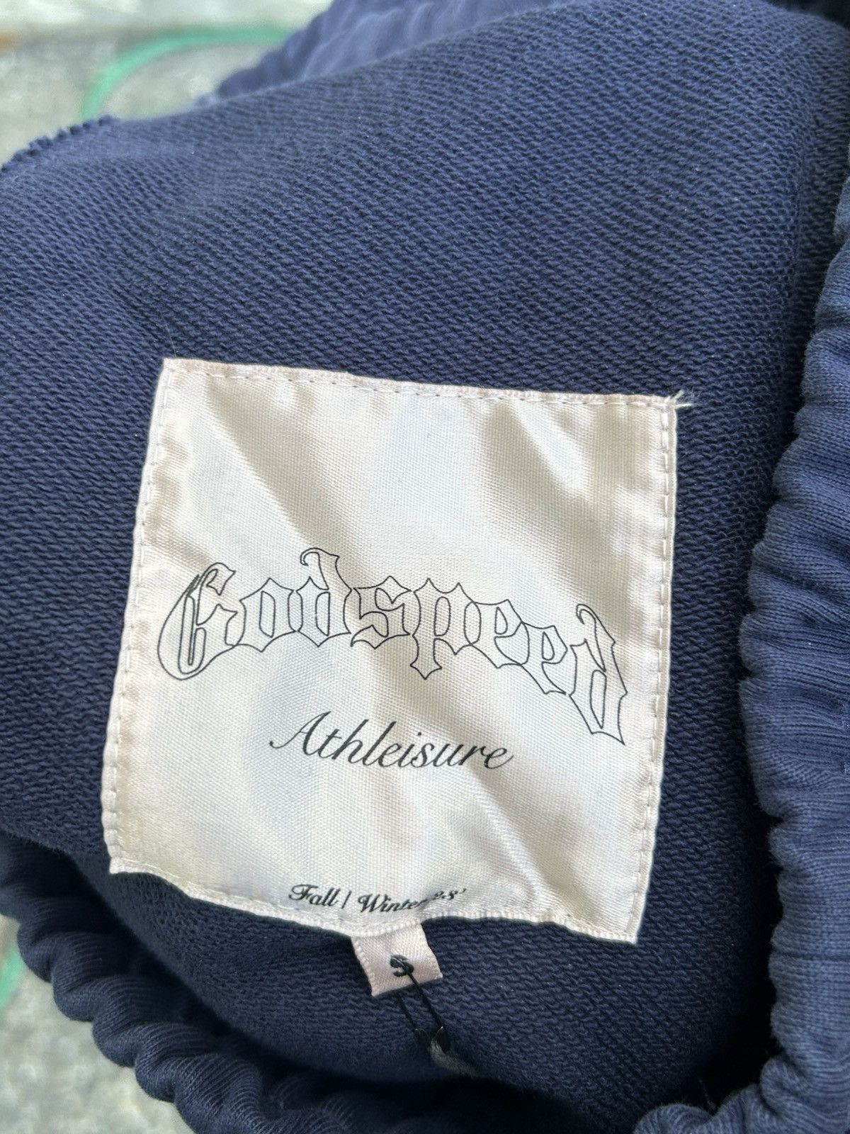 Godspeed Godspeed navy blue red sweatpants Size US 30 / EU 46 - 4 Thumbnail