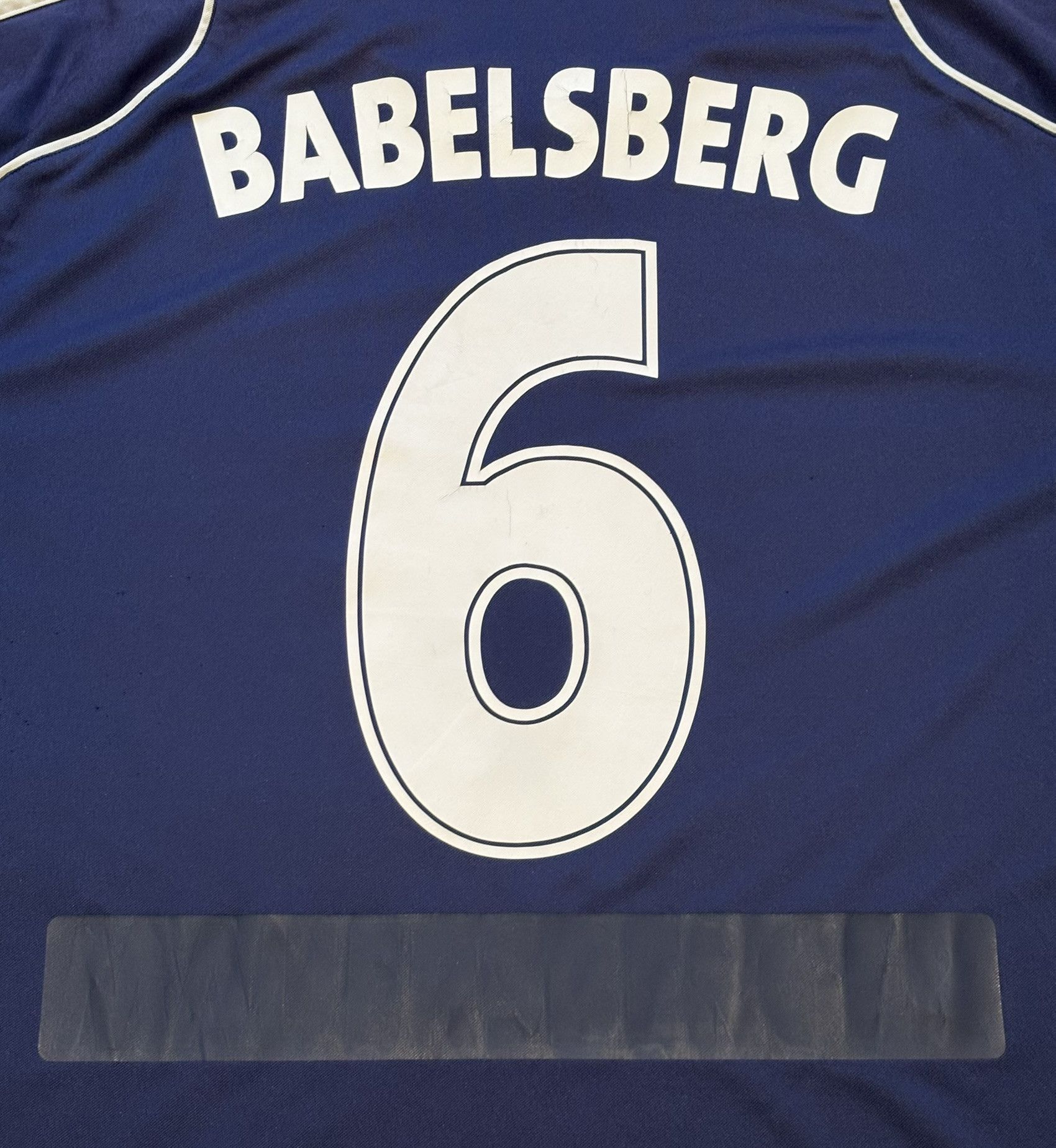 Adidas SV Babelsberg 03 2000s Adidas #6 Matchworn Football Jersey Size US XL / EU 56 / 4 - 13 Thumbnail