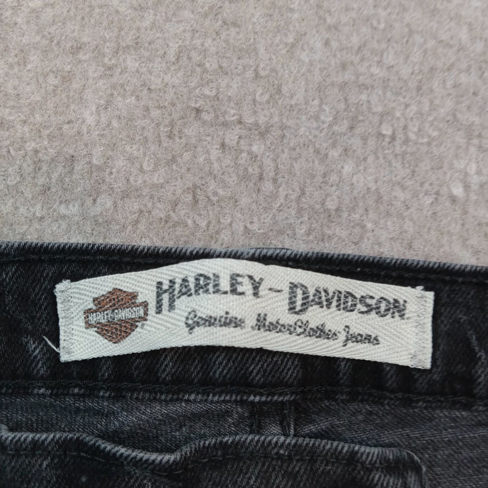 Harley Davidson Harley-Davidson Women's Black Denim Straight Leg Jeans 8P Petite Size 27" / US 4 / IT 40 - 7 Thumbnail