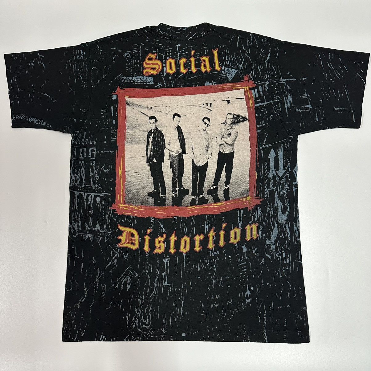 Band Tees × Fruit Of The Loom × Vintage Social Distortion VTG 90’s OVP Size US L / EU 52-54 / 3 - 3 Thumbnail