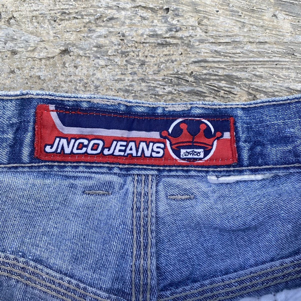 JNCO Vintage 90s Jnco Crown Jorts Baggy Pants Jeans Hoodie Y2K Size US 26 / EU 42 - 5 Thumbnail