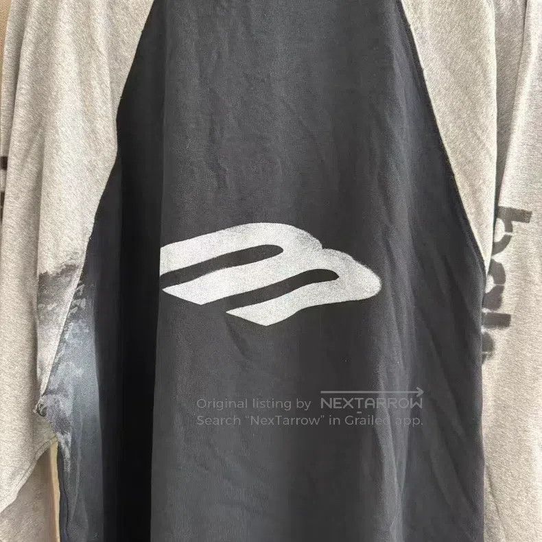 Balenciaga Balenciaga 3B Letter Dirty Distressed Short Sleeve, Seven- Size US M / EU 48-50 / 2 - 3 Thumbnail
