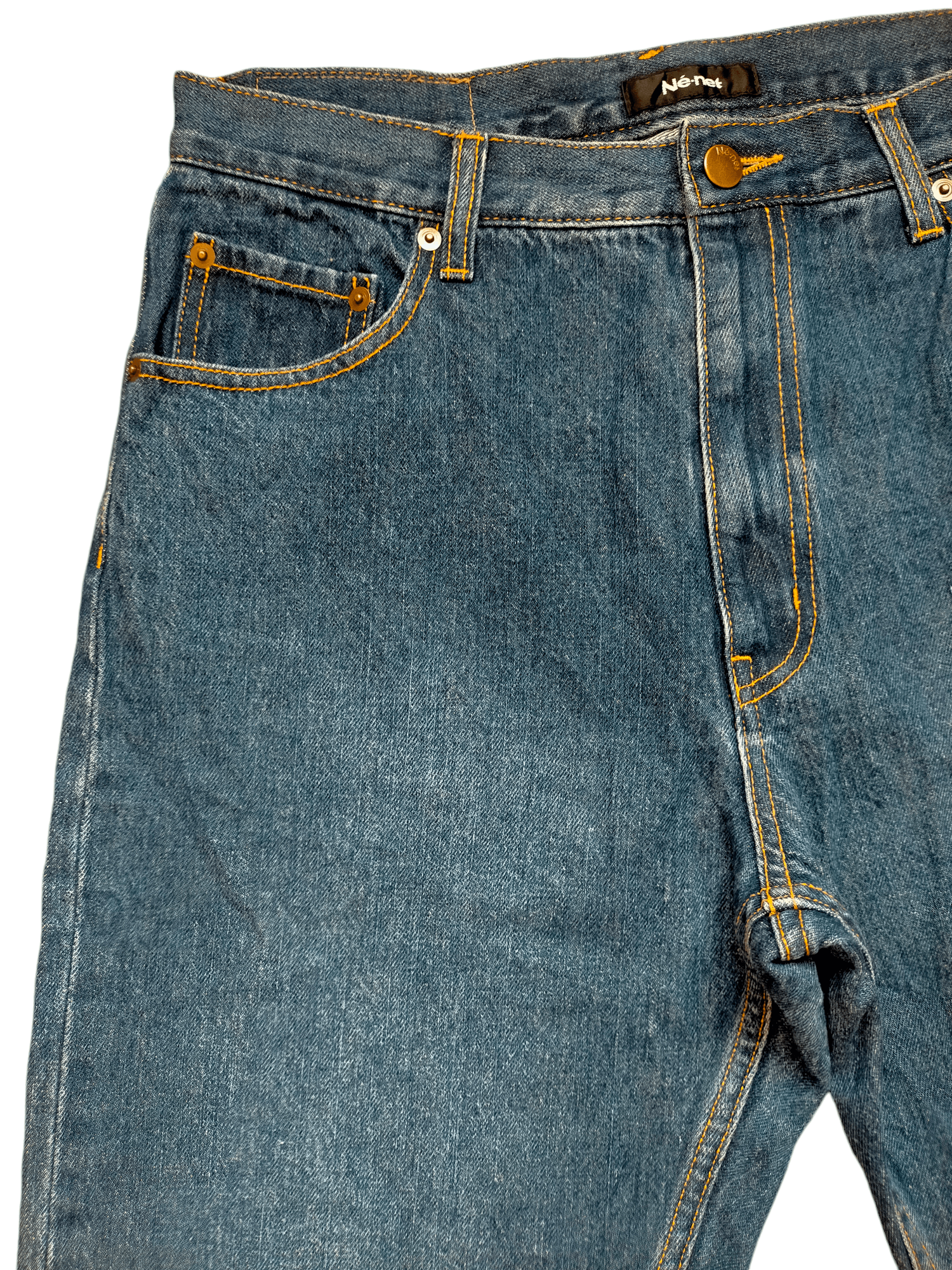 Issey Miyake × Ne-Net Ne-Net Patchwork Denim Pants Size US 32 / EU 48 - 4 Thumbnail