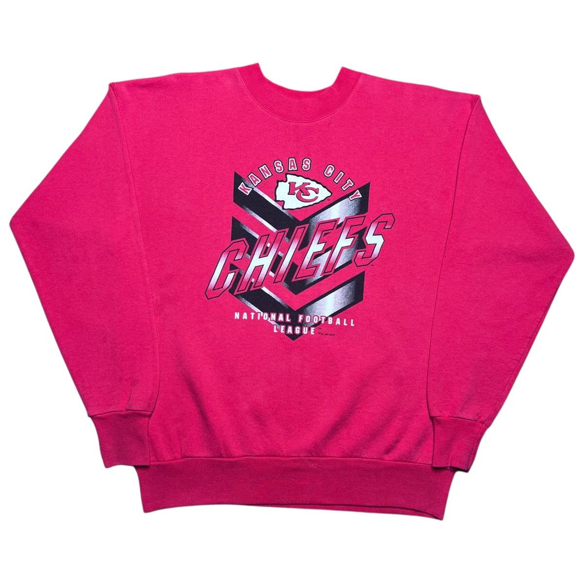 NFL 1997 NFL Kansas City Chiefs Spell Out 3D Graphic Sweatshirt Size US M / EU 48-50 / 2 - 1 Thumbnail