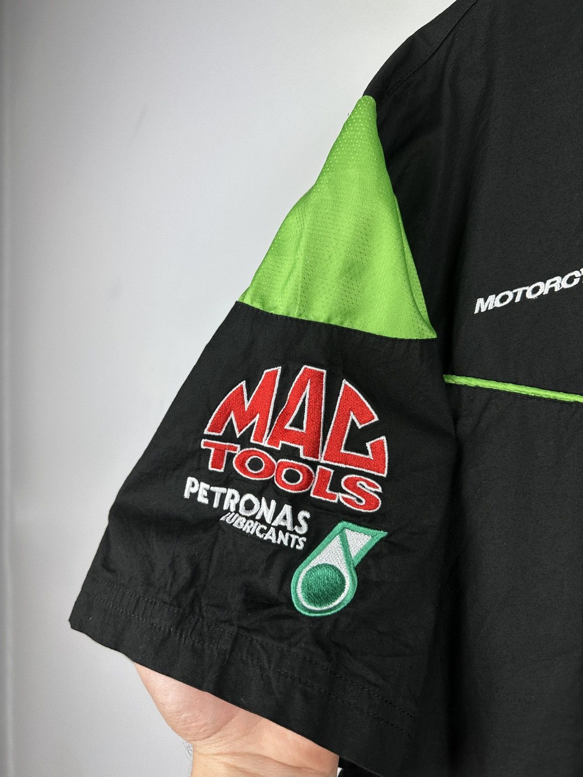 Vintage Vintage Kawasaki MSS Racing Moto Shirt Size US M / EU 48-50 / 2 - 9 Thumbnail