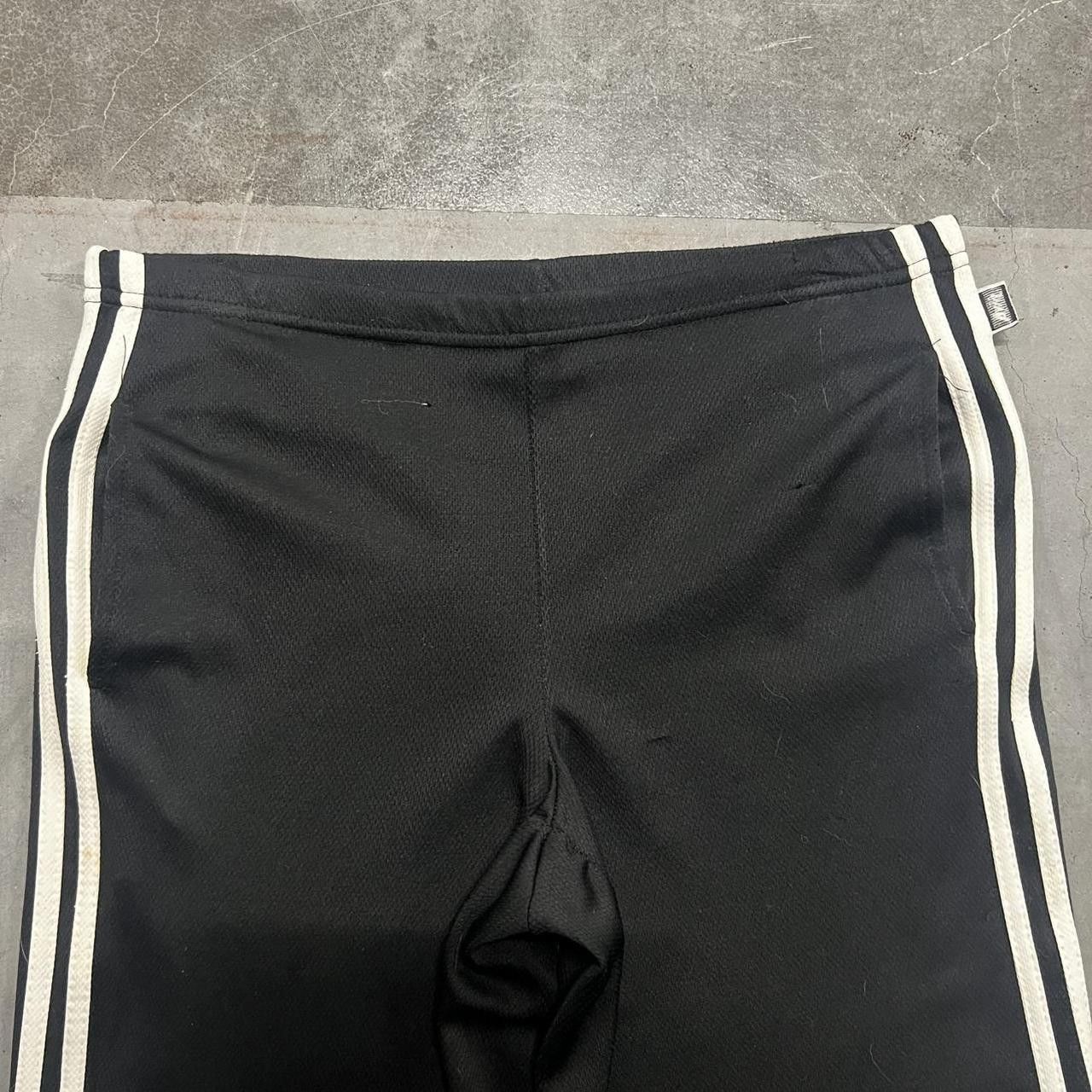 Vintage Vintage Y2K/2000s Baggy Made In USA Striped Black Sweatpants with pockets! Size US 36 / EU 52 - 2 Thumbnail