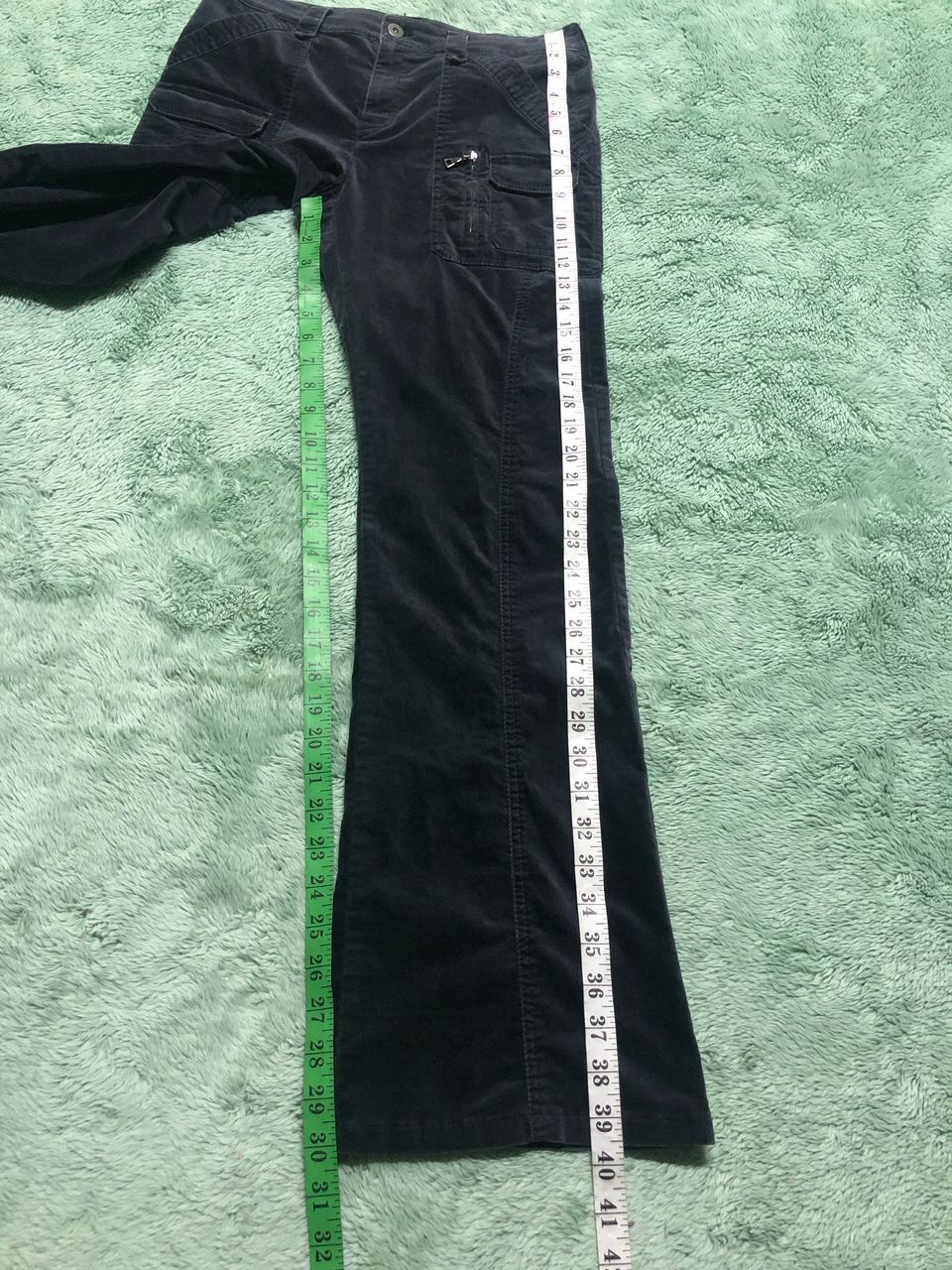 If Six Was Nine JAPANESE BRAND PASSIŌNE VELVET BUSH PANTS NICE DESIGN Size 29" - 17 Thumbnail