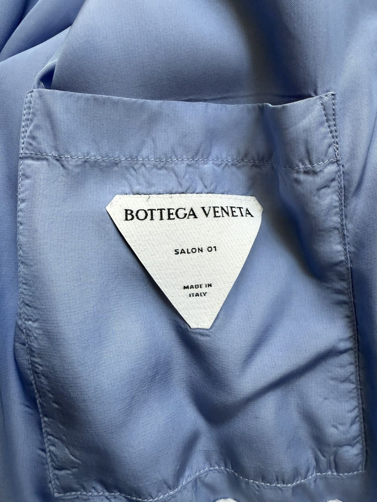 Bottega Veneta Lamborghini Silk Padded Shirt Fall 2021 Size US L / EU 52-54 / 3 - 7 Thumbnail