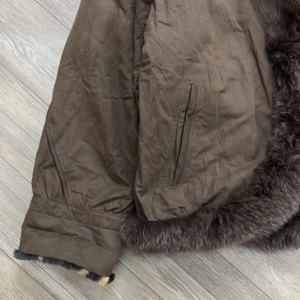 Pierre Balmain Vintage Pierre Balmain Paris Leopard Reversible Fur Jacket Size US XL / EU 56 / 4 - 18 Thumbnail