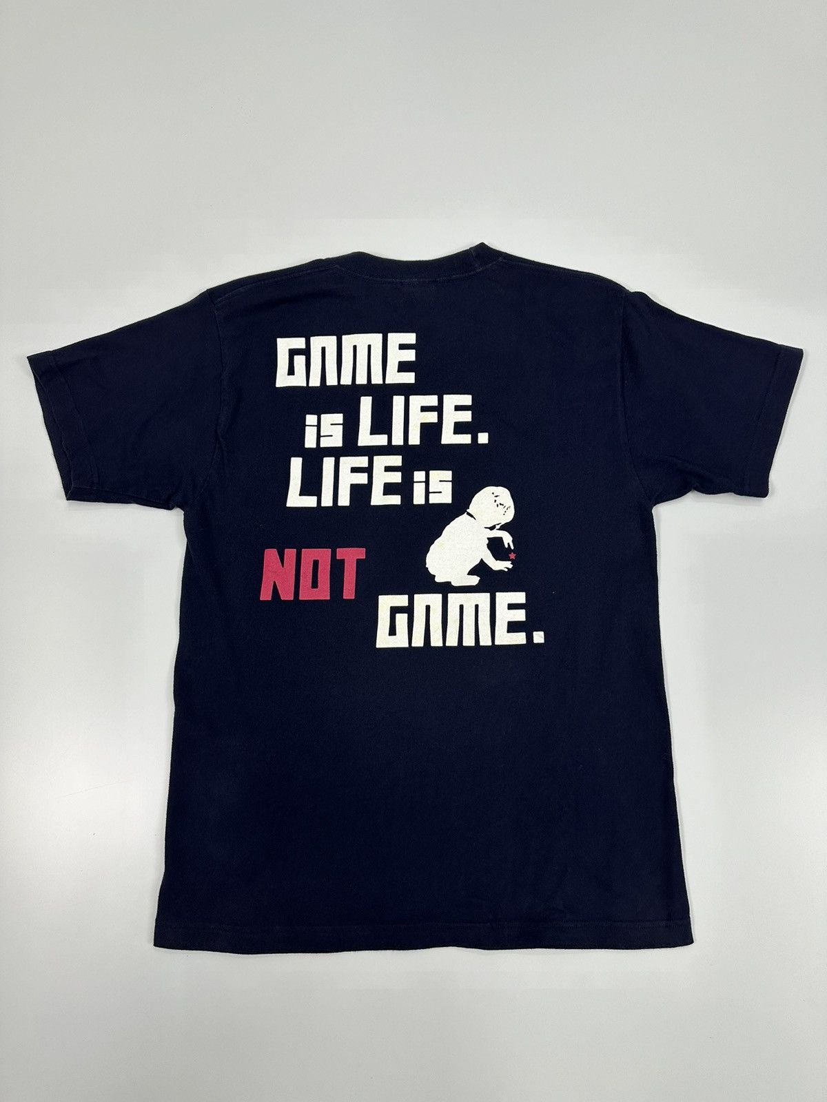 Beams Plus Beams Game Is Life.Life is Not Game Tshirt A630 Size US M / EU 48-50 / 2 - 3 Thumbnail