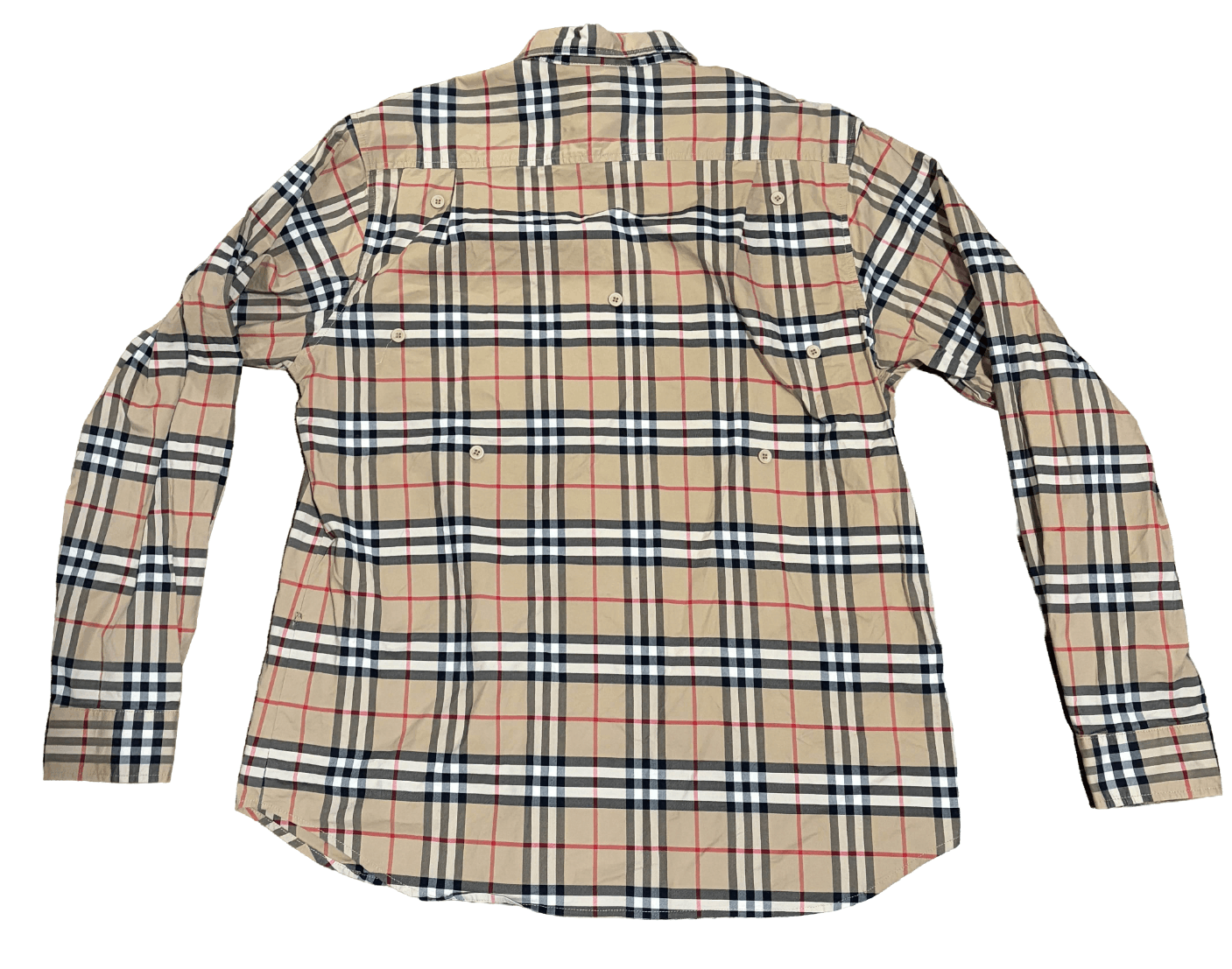 Happy99 Happy99 Burberry Plaid Patchwork Shirt Size US XL / EU 56 / 4 - 2 Thumbnail