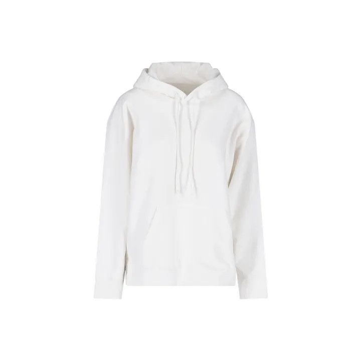 Maison Margiela MM6 Maison Margiela White Logo Embroidered Hoodie 0079 Size XS / US 0-2 / IT 36-38 - 1 Thumbnail