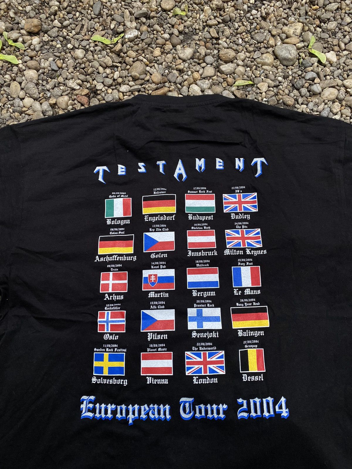 Band Tees × Vintage Vintage 2004 Testament Tour T-Shirt Size US XXL / EU 58 / 5 - 7 Thumbnail