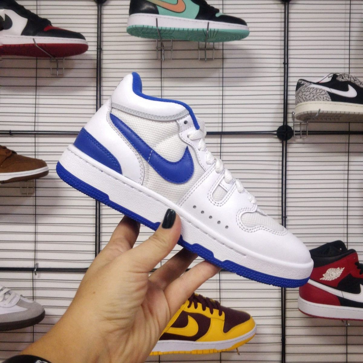 Nike Mac Attack Mid White Royal Blue size EU 38-US 5.5