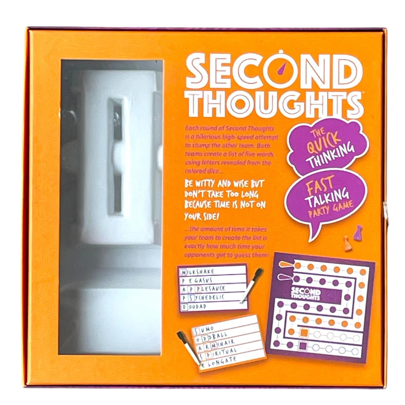 Other Second Thoughts Game Complete Excellent Condition Clean! Size ONE SIZE - 2 Thumbnail