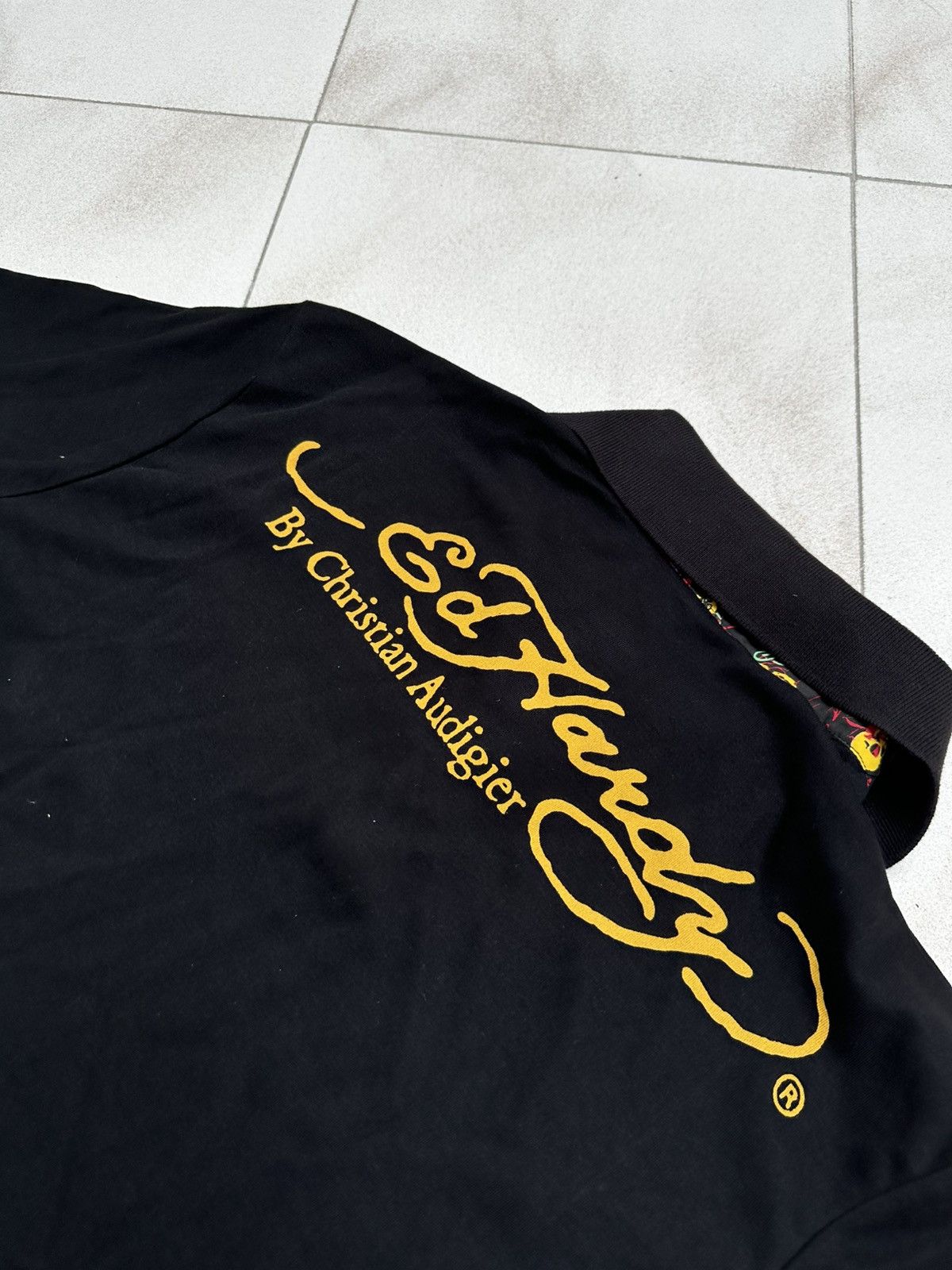 Christian Audigier × Ed Hardy × Japanese Brand Ed Hardy Vintage Tattoo Graphic Polo Shirt Size US L / EU 52-54 / 3 - 7 Thumbnail
