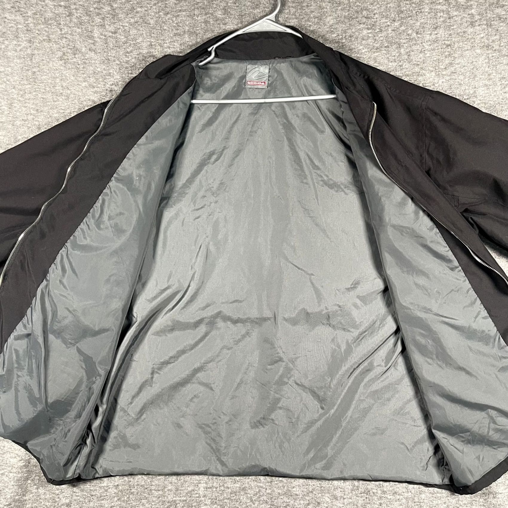 Quiksilver VINTAGE Quiksilver Jacket Mens XL Black Full Zip Lightweight Windbreaker Surf Casual Mens XL Black Full Zip Windbreaker Jacket Size US XXL / EU 58 / 5 - 4 Thumbnail