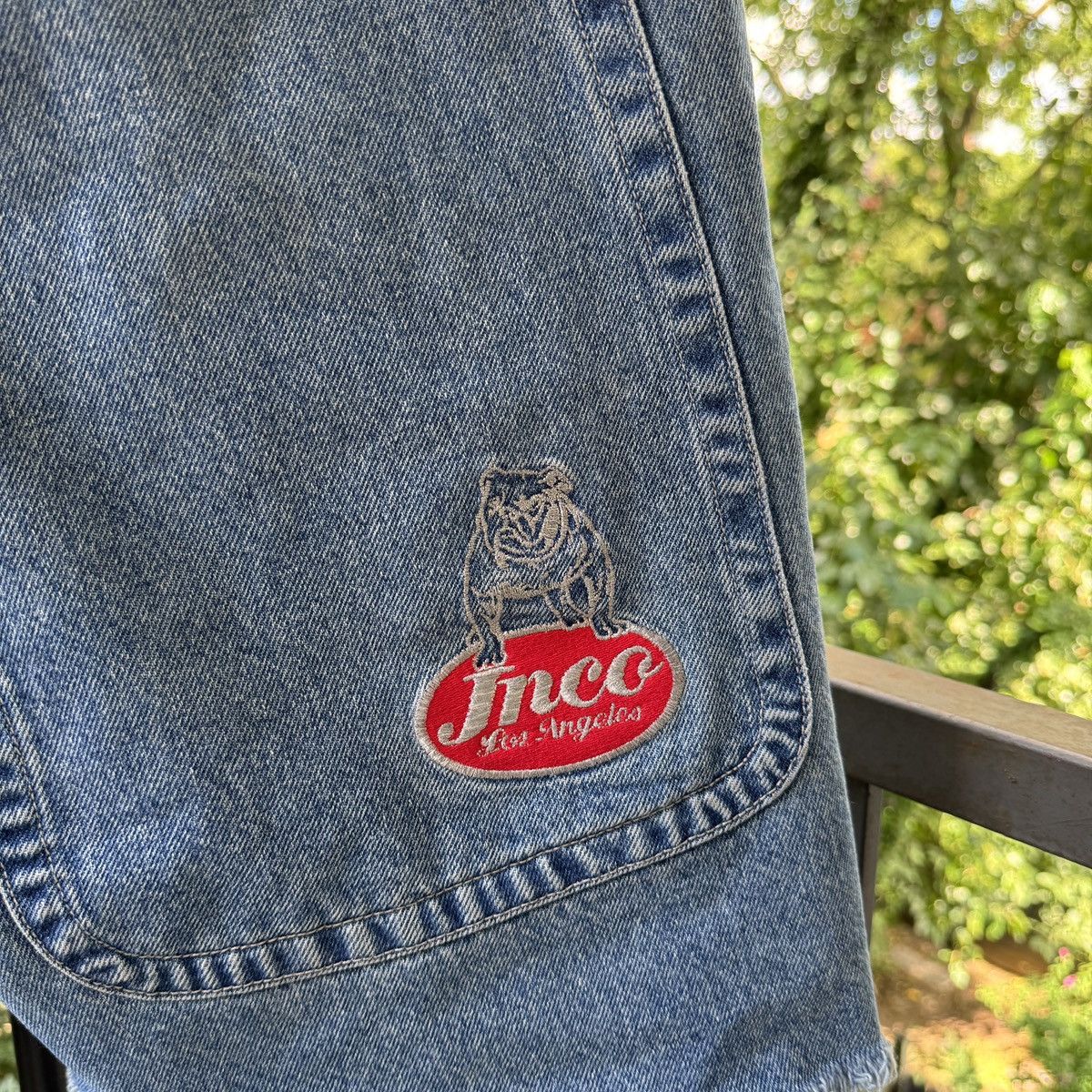 JNCO 90s JNCO Big Rig Shorts Thrashed Faded ERD Skater Grunge Size US 36 / EU 52 - 7 Thumbnail