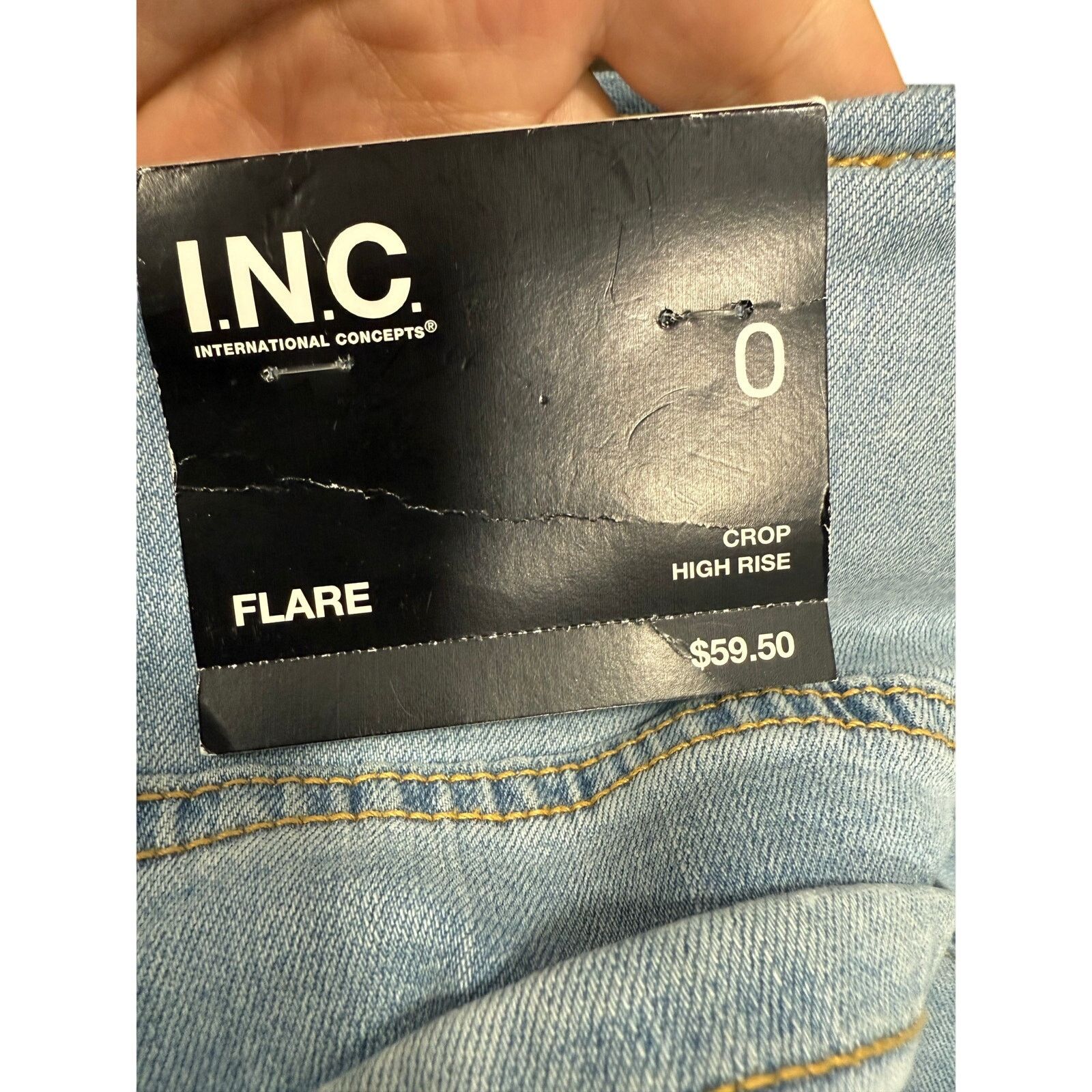 Macys INC International Concepts Women’s Jeans 0 Crop NEW # G635 Size 25" / US 0 / IT 36 - 2 Thumbnail
