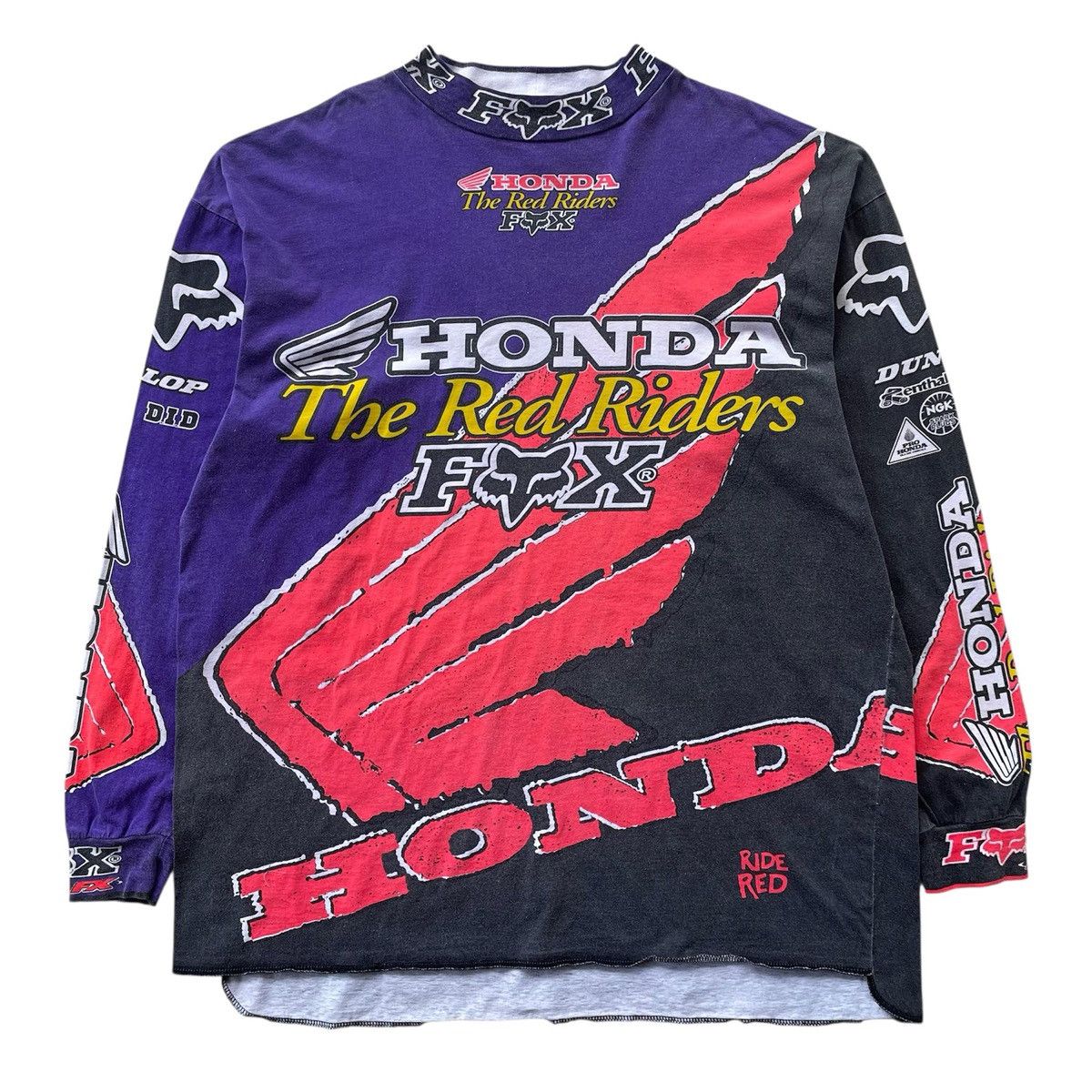 Honda × Supreme Vintage Fox Honda Racing motocross jersey Size US XL / EU 56 / 4 - 1 Thumbnail