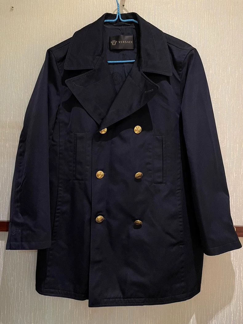 Versace Versace Men's casual trench coat Size US XL / EU 56 / 4 - 1 Thumbnail