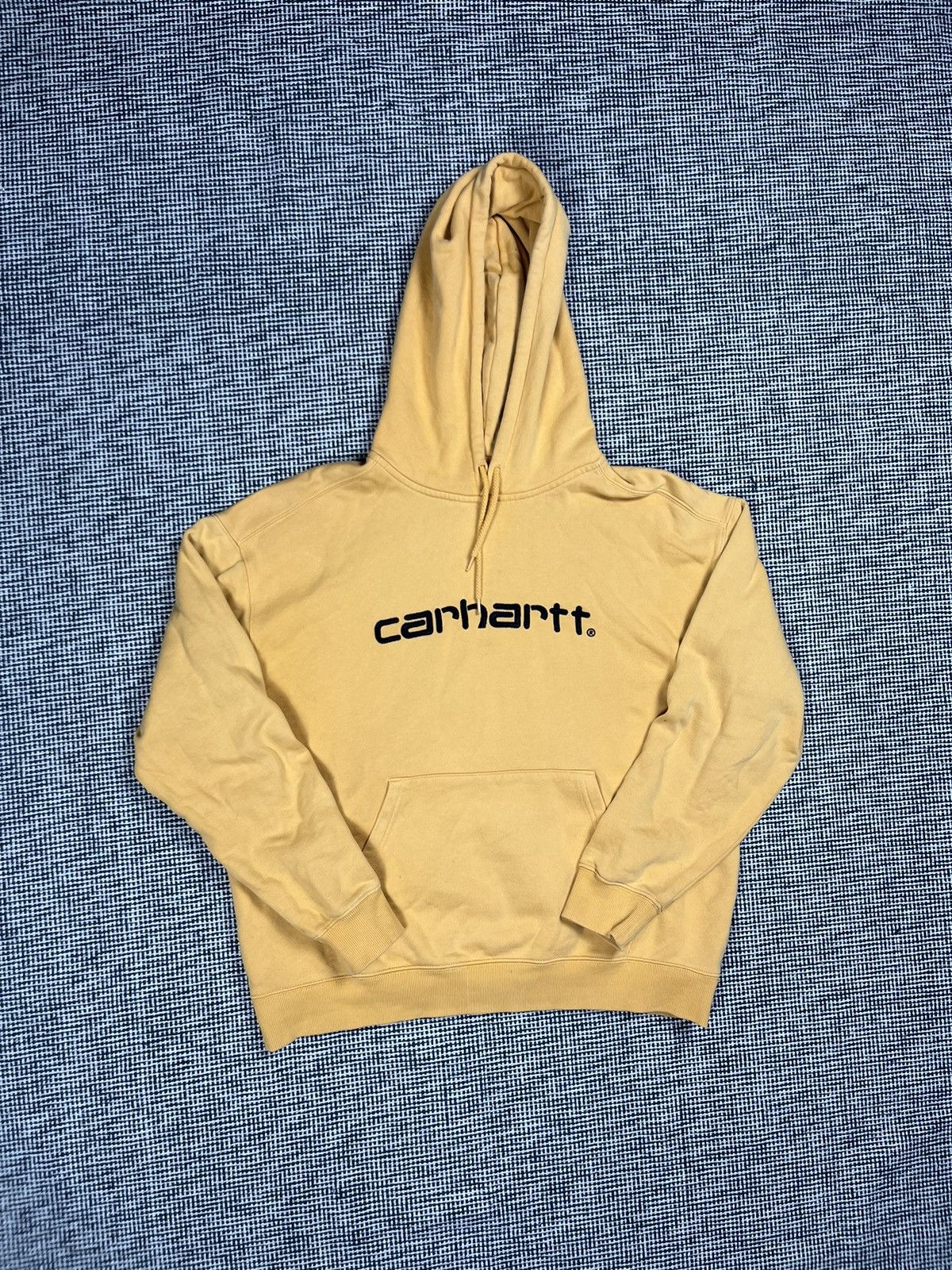 Carhartt × Carhartt Wip Carhartt wip yellow spellout logo hoodie Size M / US 6-8 / IT 42-44 - 1 Thumbnail