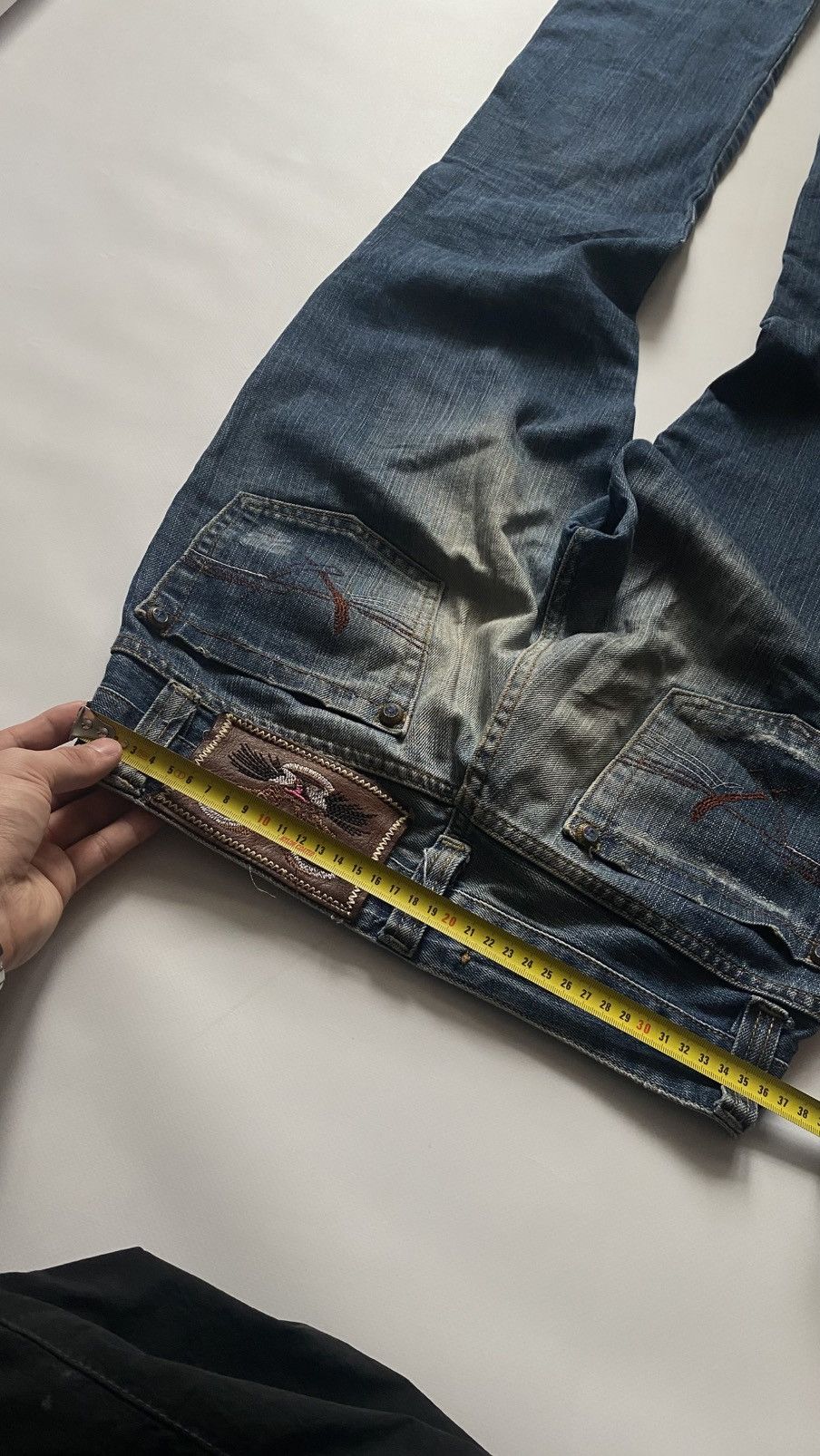 Dsquared2 Vintage Dsquared2 Y2k Flared bootcut Denim Jeans Embroidery Size 29" - 13 Thumbnail