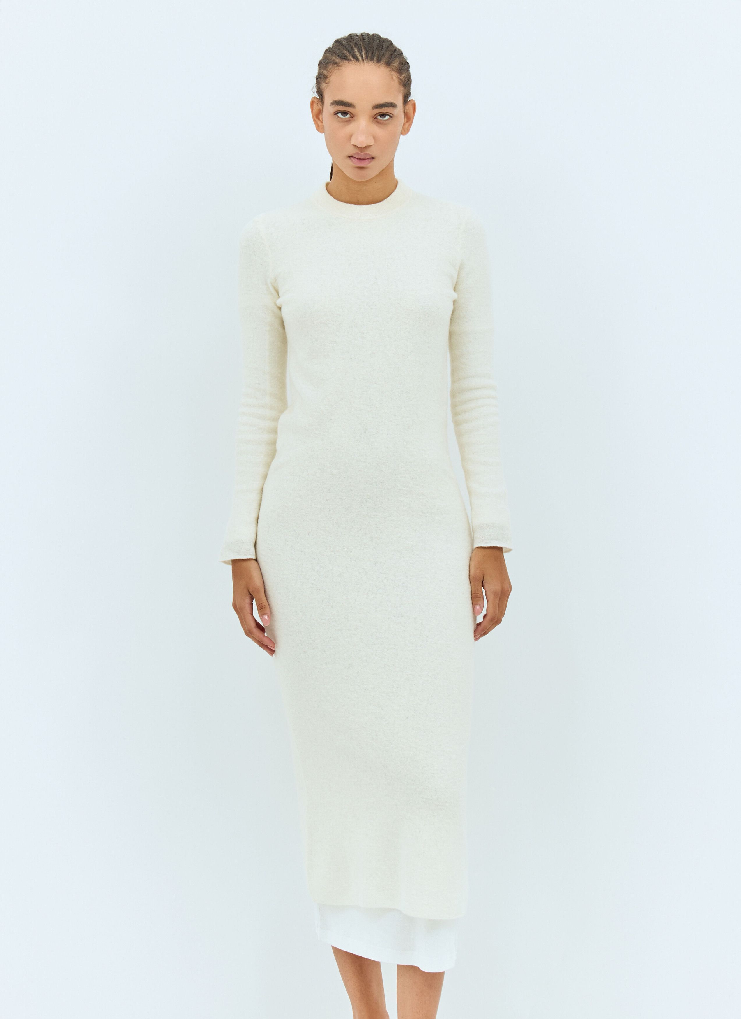 Jil Sander Wool Knit Midi Dress Size XS / US 0-2 / IT 36-38 - 1 Thumbnail